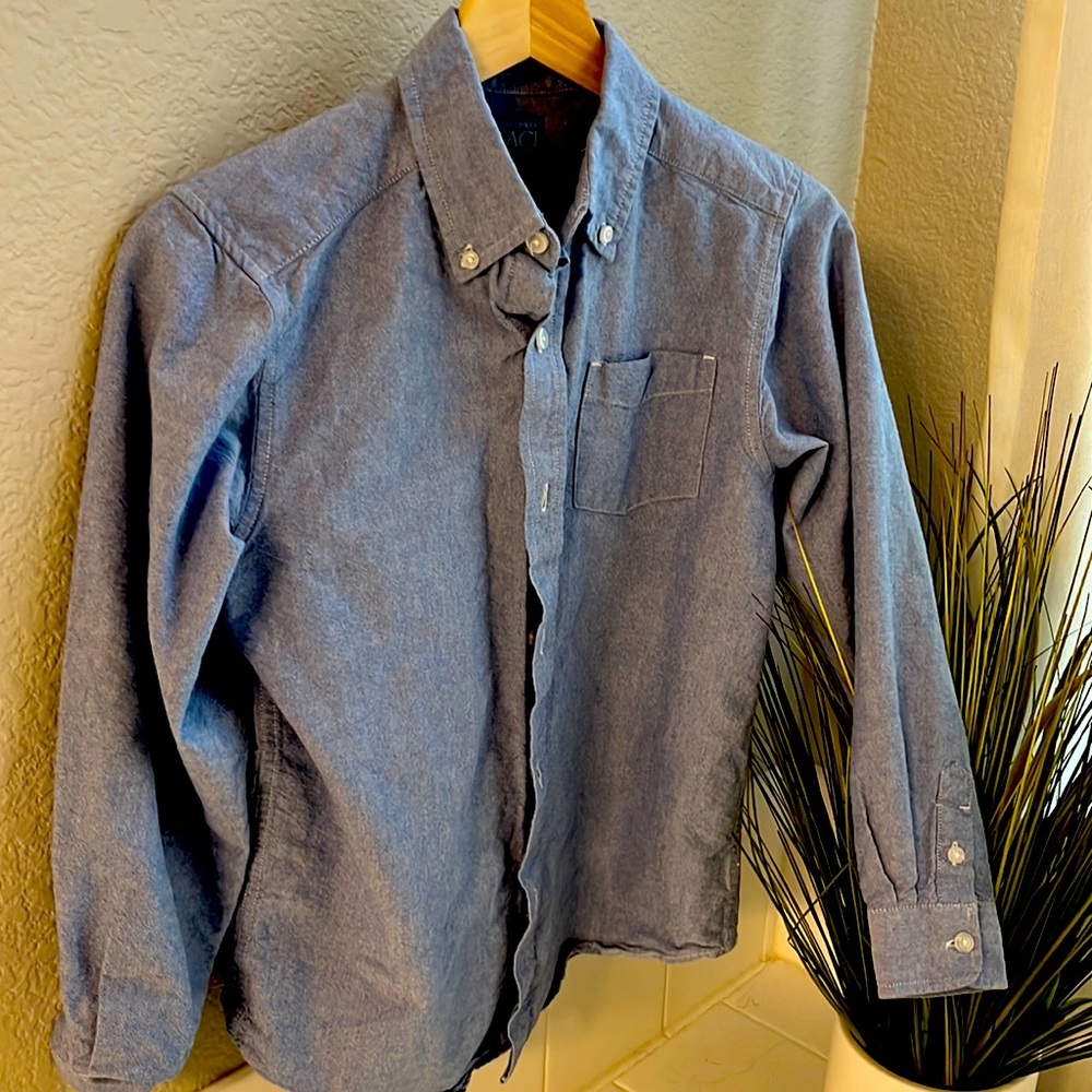 Children’s Place blue button down shirt